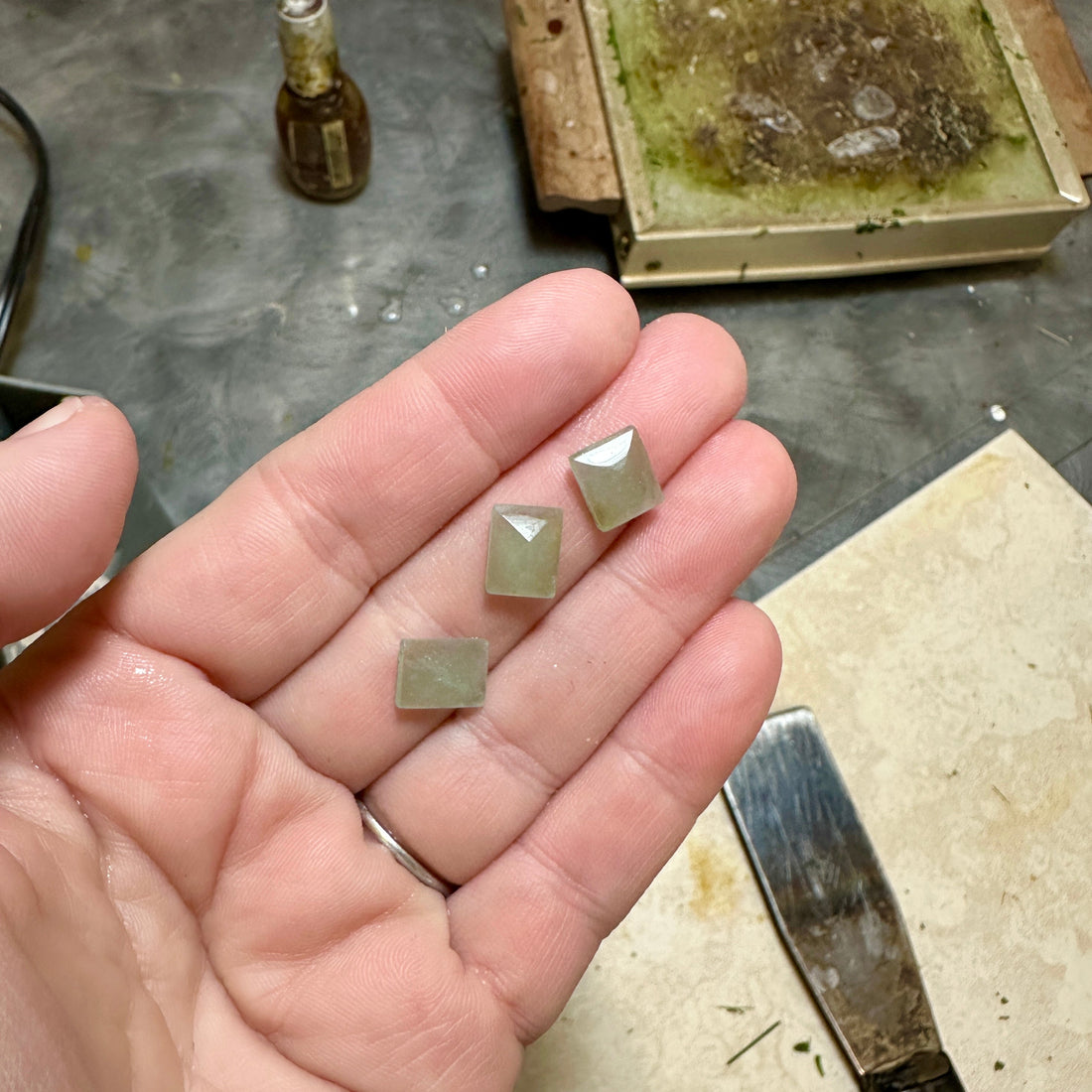 Learning a new skill! - Sarah Cecelia Jewelry & Metal Goods