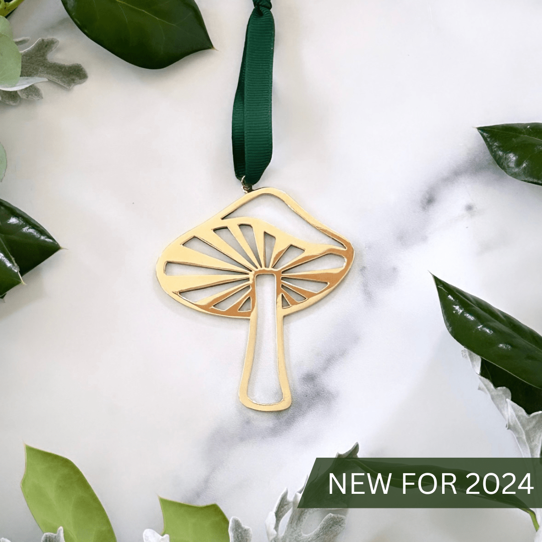 MUSHROOM ORNAMENT - Sarah Cecelia Jewelry & Metal Goods