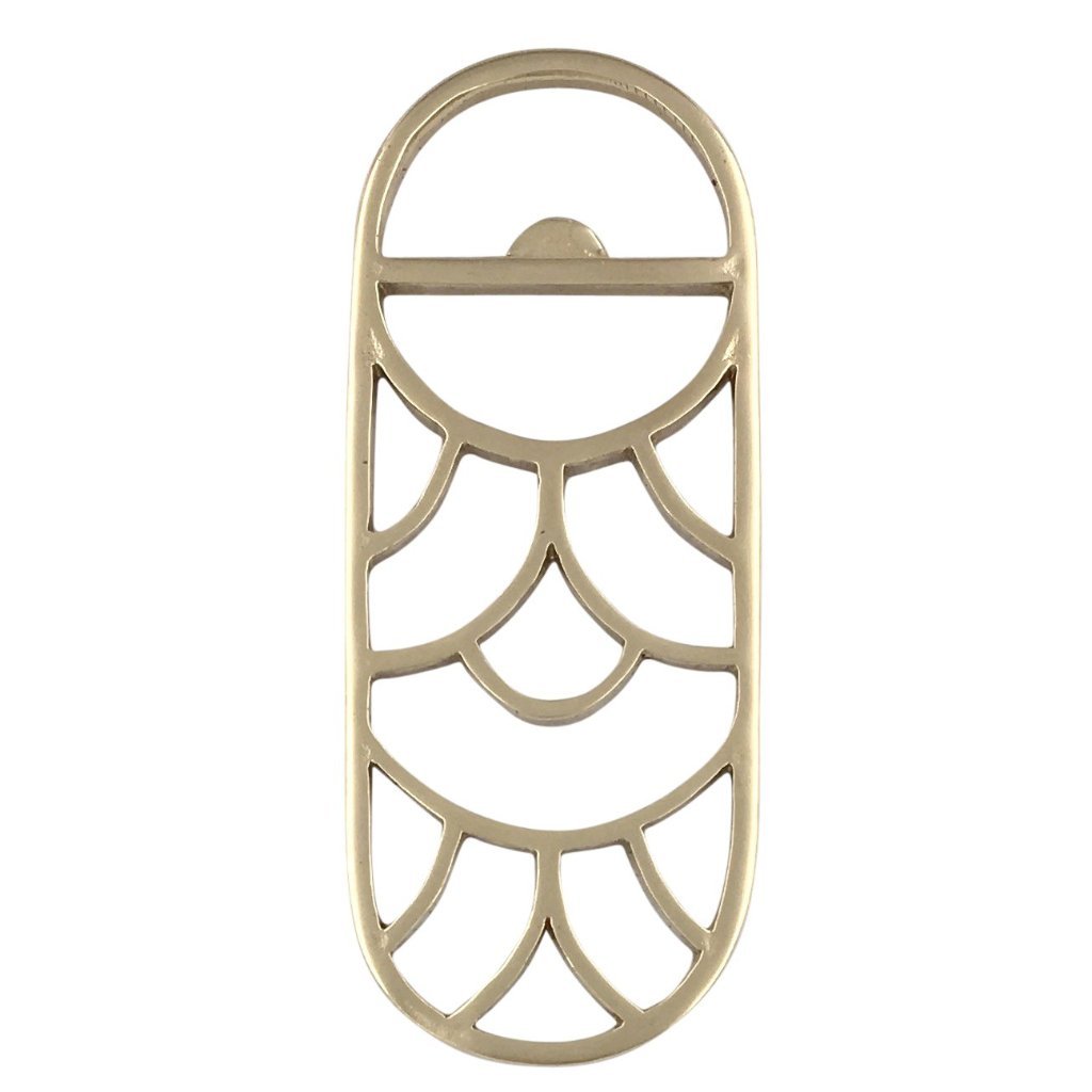 BRASS DECO BOTTLE OPENER - Sarah Cecelia Jewelry & Metal Goods