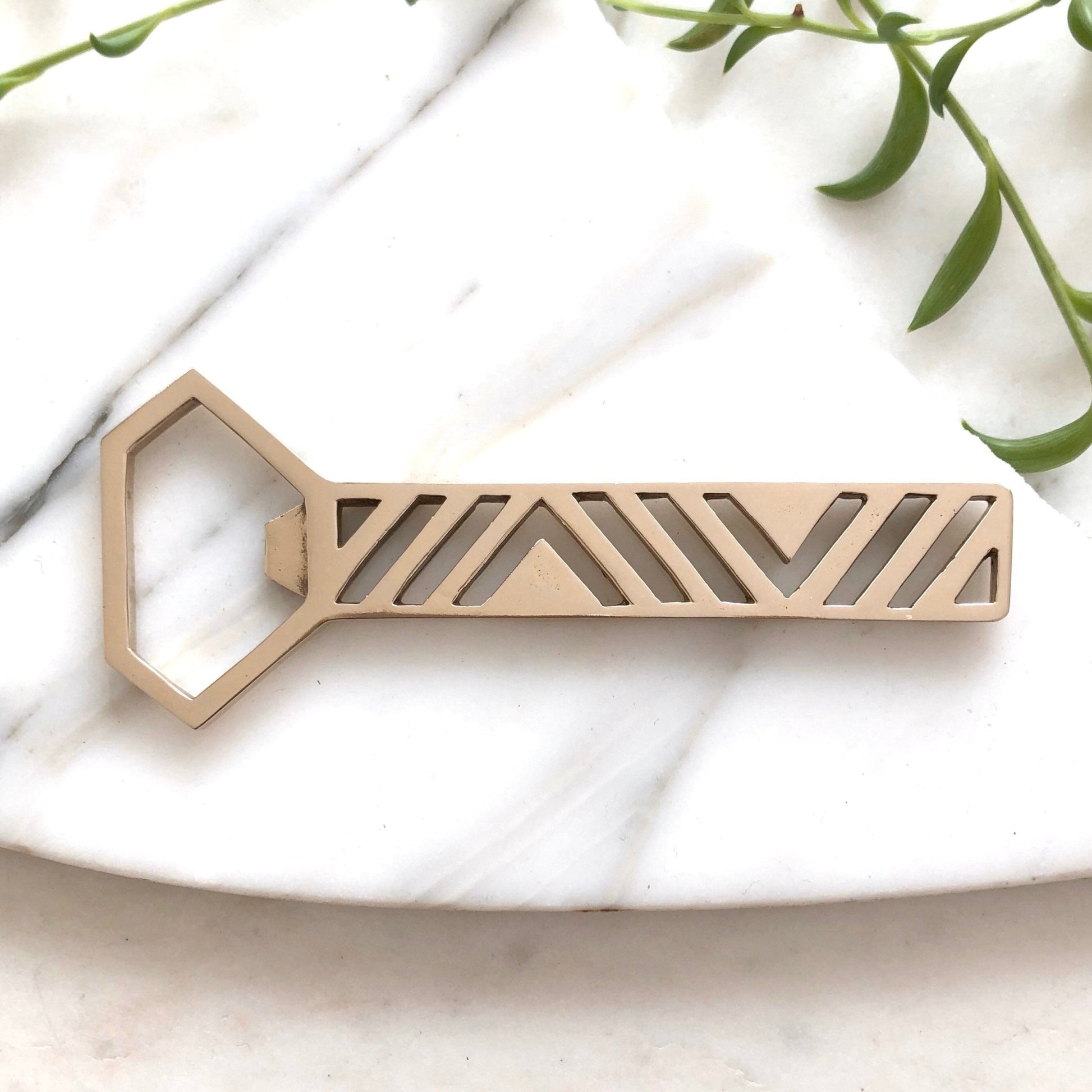 BRASS SPECTRA BOTTLE OPENER - Sarah Cecelia Jewelry & Metal Goods