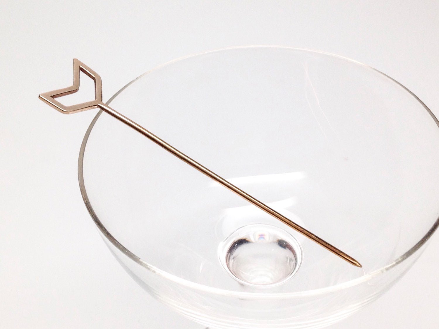 CHEVRON COCKTAIL PICKS - SET OF 4 - Sarah Cecelia Jewelry & Metal Goods