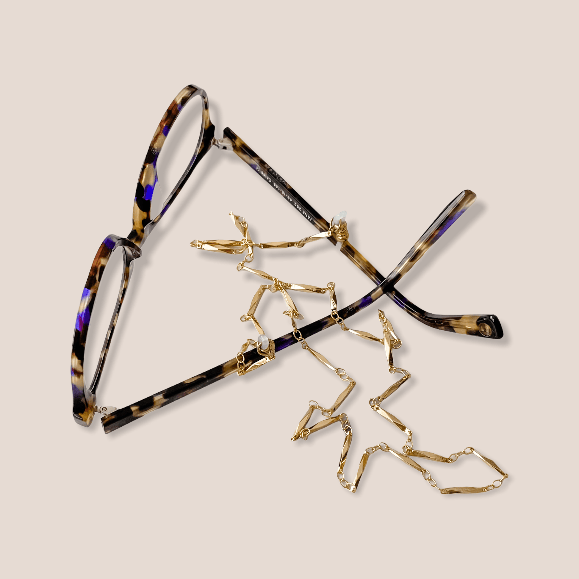 GOLD CORDA EYEGLASS CHAIN - Sarah Cecelia Jewelry & Metal Goods