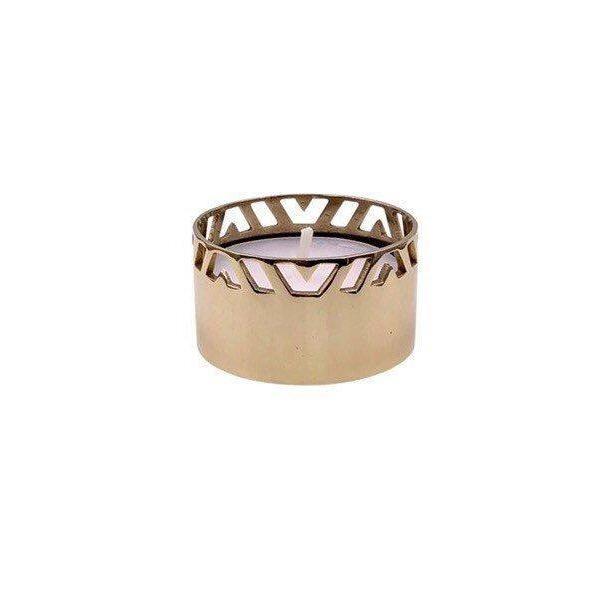 SPECTRA BRASS TEA LIGHT - Sarah Cecelia Jewelry & Metal Goods