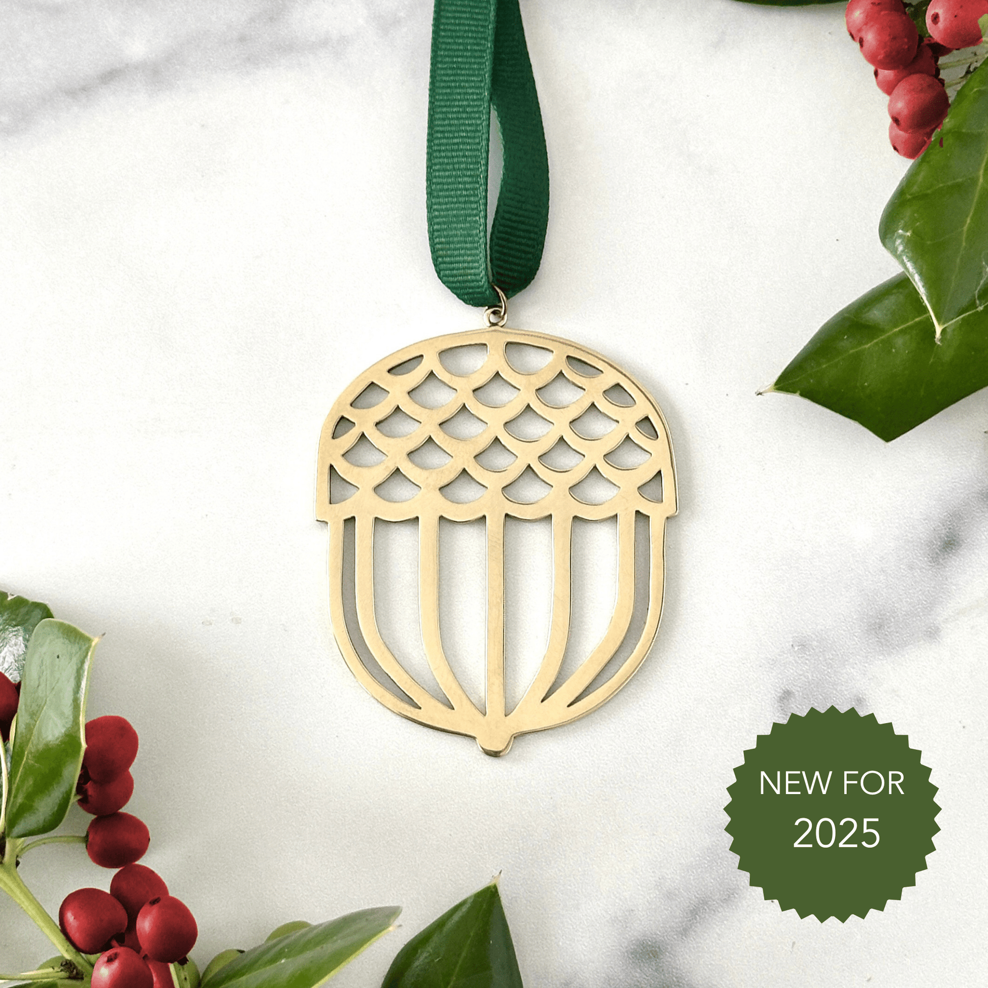 ACORN ORNAMENT - Sarah Cecelia Jewelry & Metal Goods