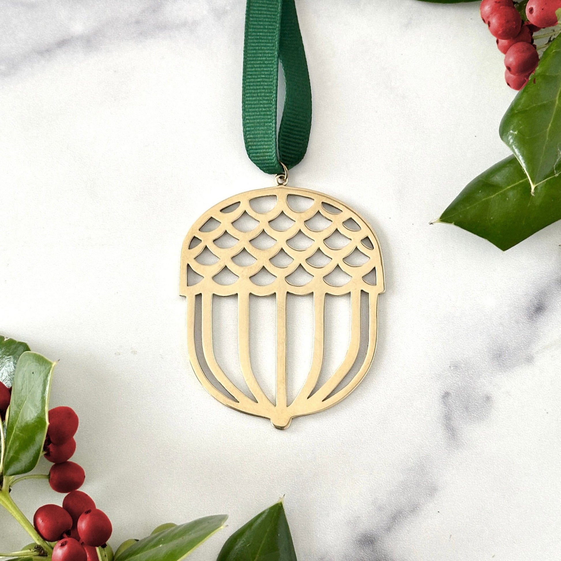 ACORN ORNAMENT - Sarah Cecelia Jewelry & Metal Goods