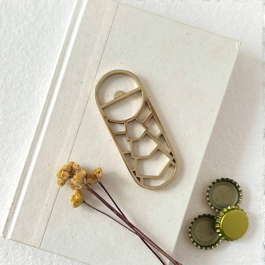 BRASS CLEO BOTTLE OPENER - Sarah Cecelia Jewelry & Metal Goods