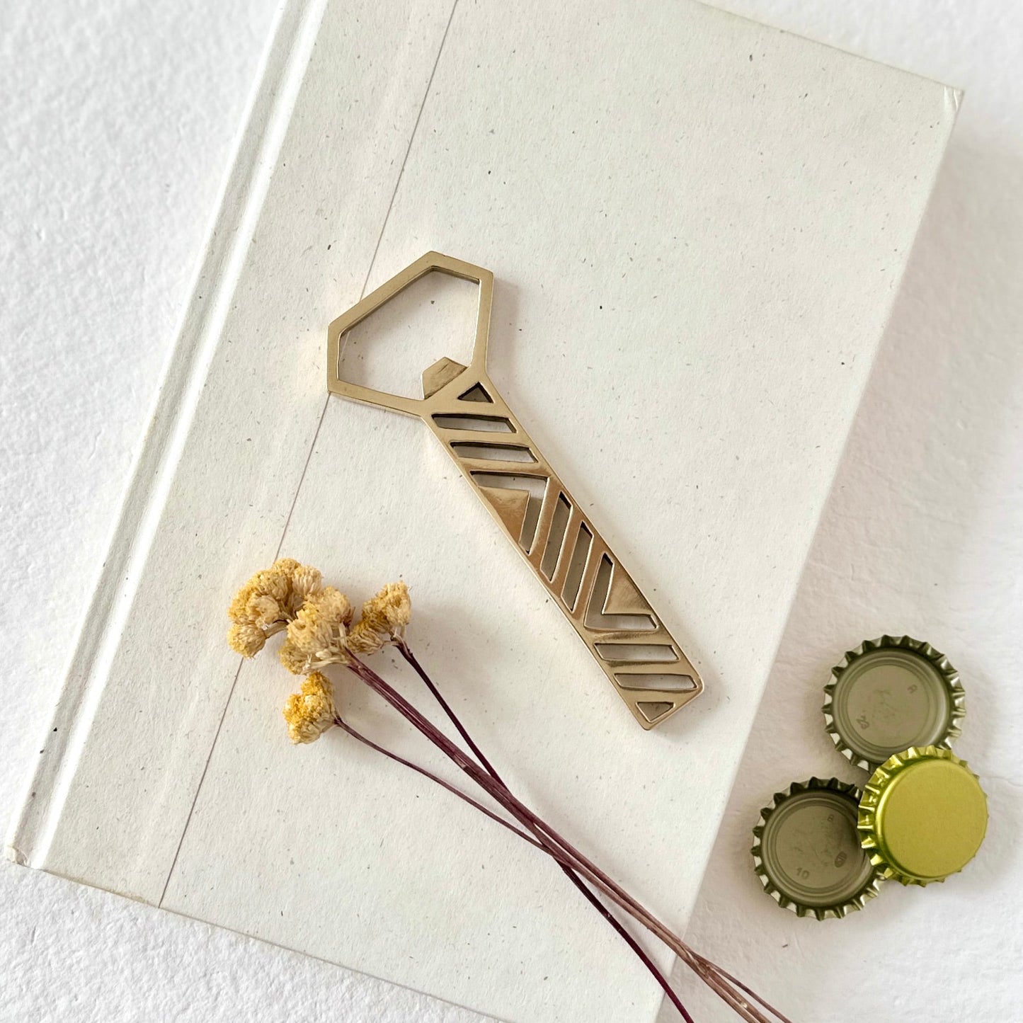 BRASS SPECTRA BOTTLE OPENER - Sarah Cecelia Jewelry & Metal Goods