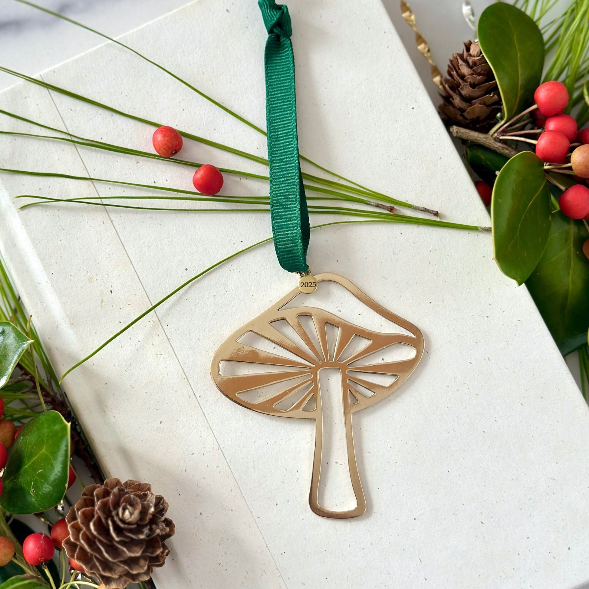MUSHROOM ORNAMENT - Sarah Cecelia Jewelry & Metal Goods
